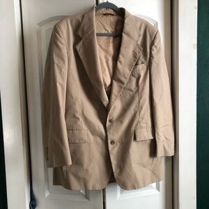 Jos. A. Bank Light Tan Men’s Suit 42L jacket 34x32